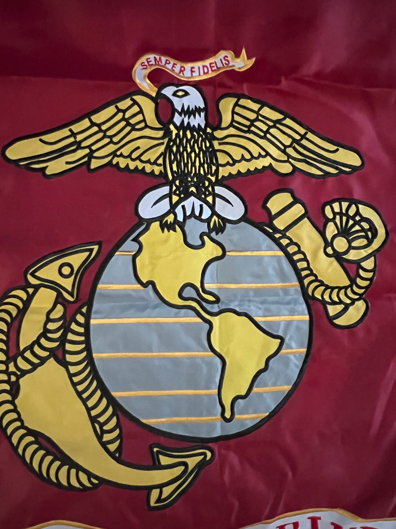 USMC Flag 3x5 - Rough Tex UV Protected Waterproof - Brand New