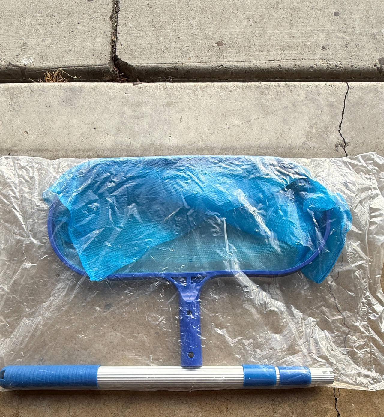 Pool Leaf Skimmer Net with Telescopic Pole
