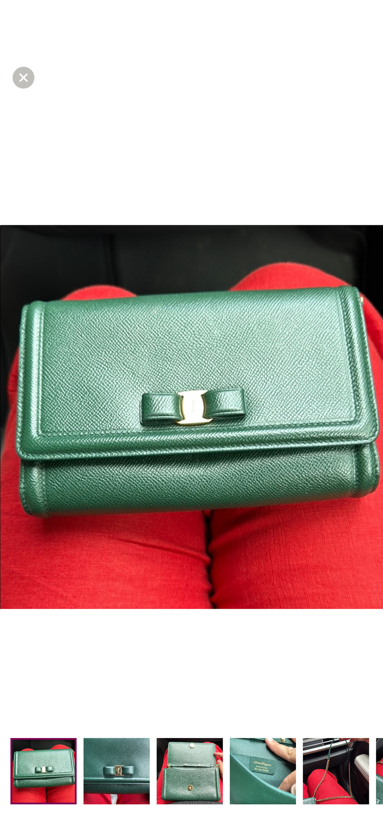 Salvatore Ferragamo Vara Bow Wallet on Chain