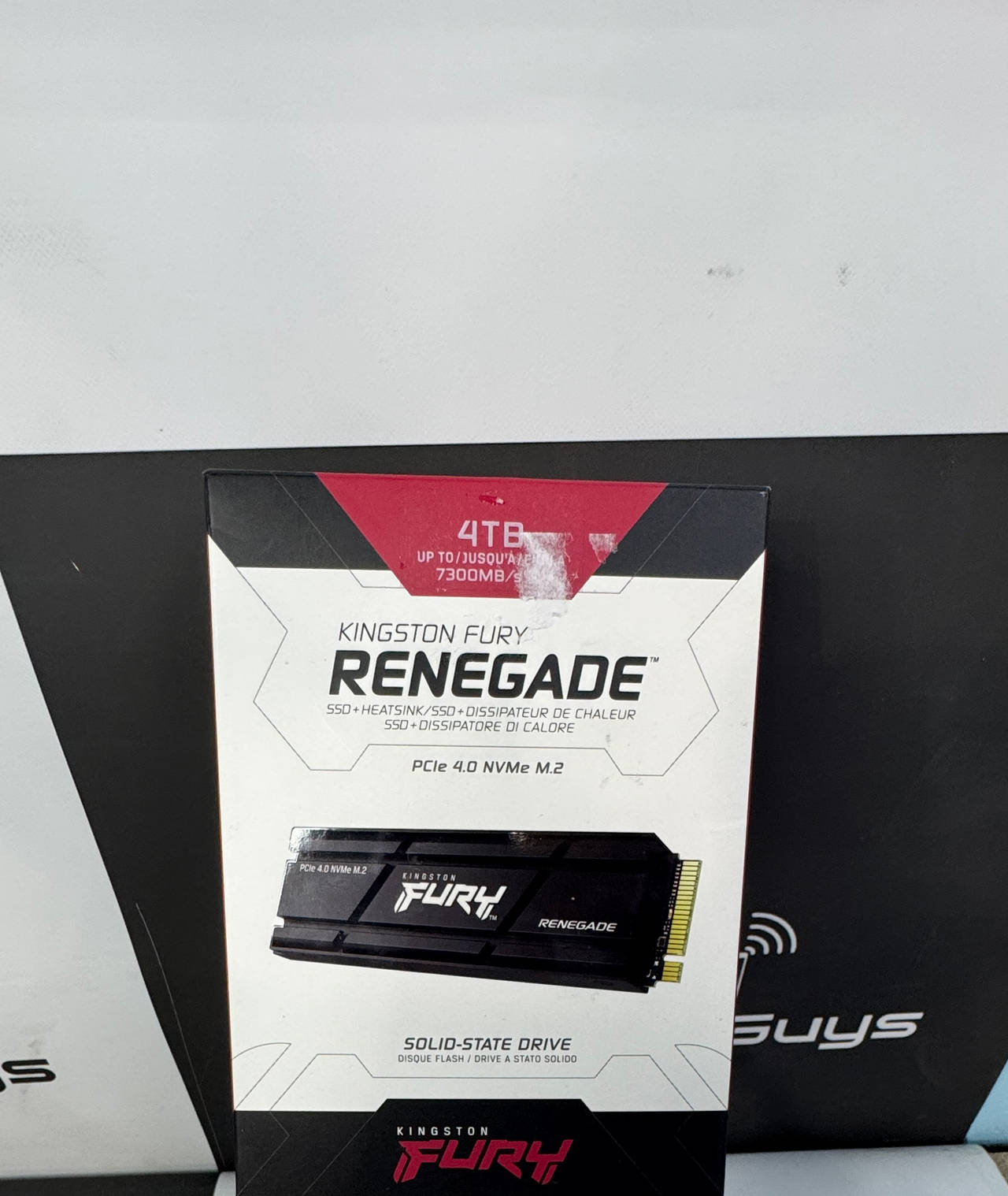 Kingston FURY Renegade 4TB PCIe 4.0 NVMe M.2 SSD with Heatsink