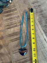 Murano Glass Heart Pendant Necklace - Image 4
