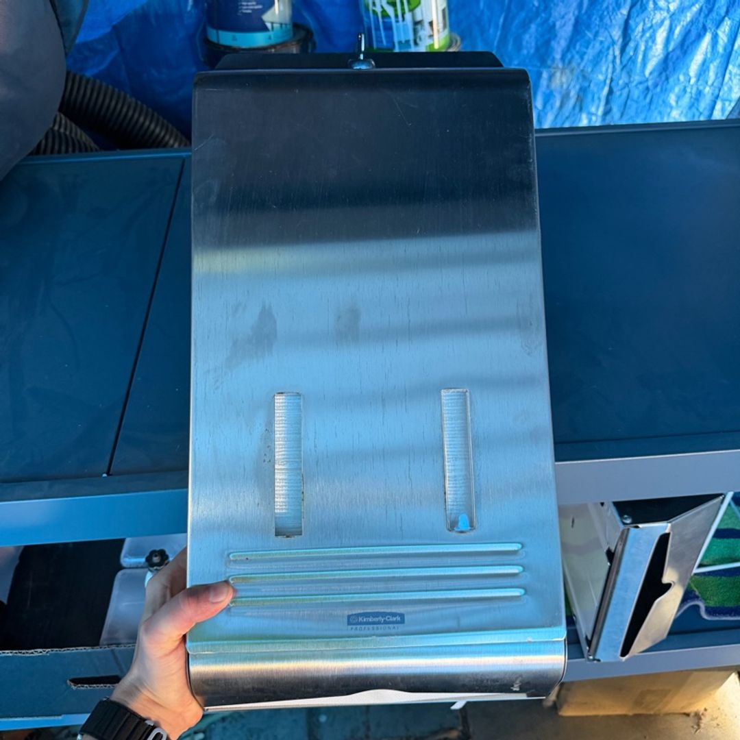 Kimberly Clark Interleaved Hand Towel Stainless Steel Dispenser (4950)