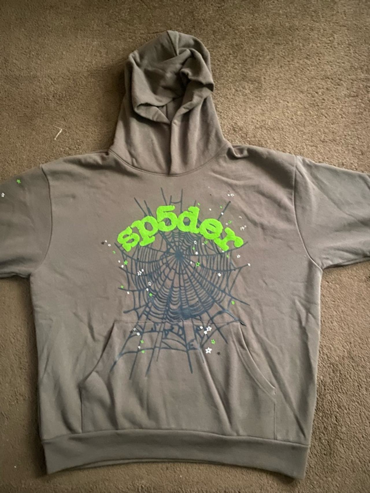 Spyder Web Hoodie Slate Grey