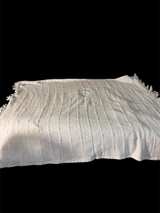 Gap Textured Organic Cotton Fringe Throw - Image 1