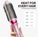 Wavytalk Heatwave Pro Ionic Thermal Brush Set, Dual Voltage 3-Size Heated Grey - Image 2