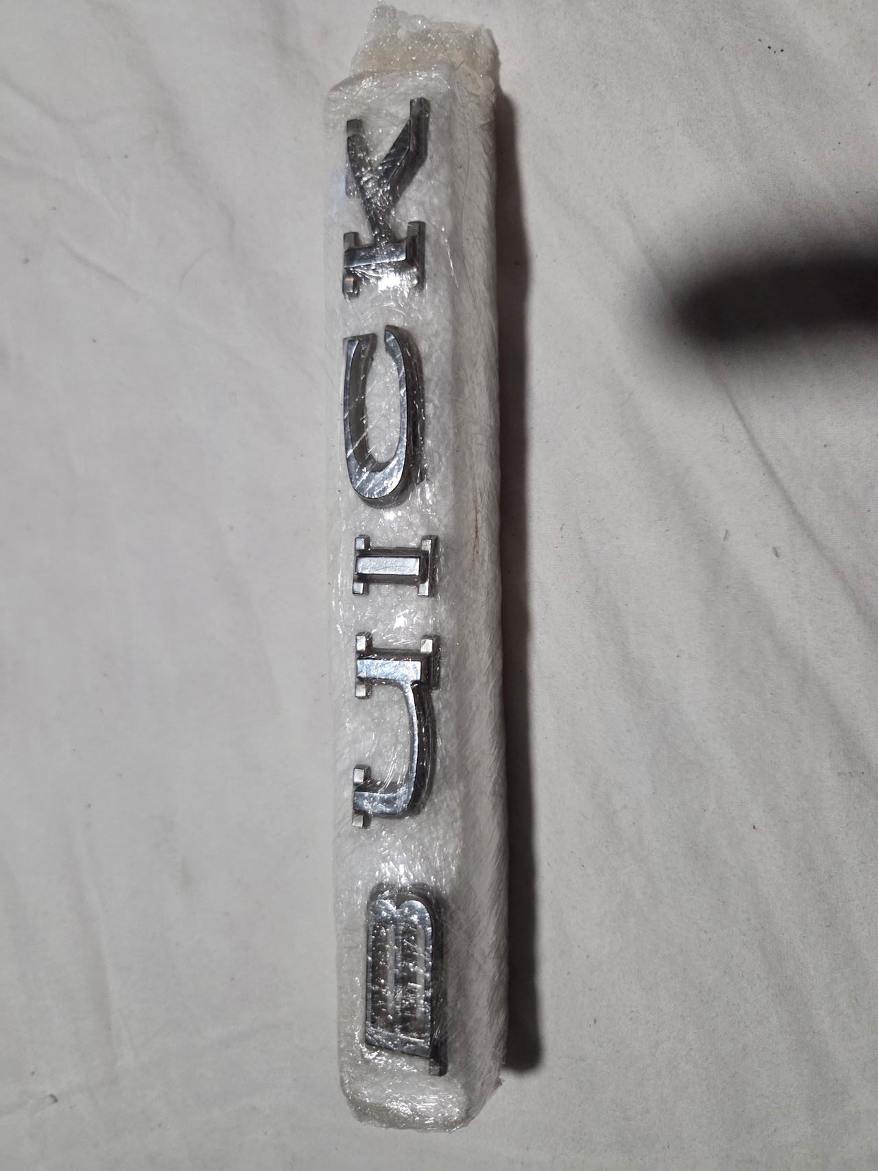 Buick Chrome Trunk Lettering Emblem