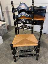 Vintage Ethan Allen Hitchcock Style Writing Desk and Chair - Image 2