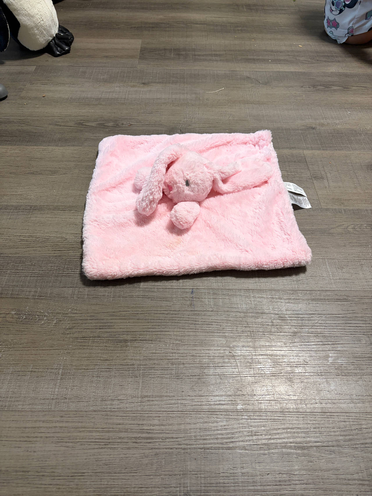 Cloud Island Pink Bunny Security Blanket Lovie