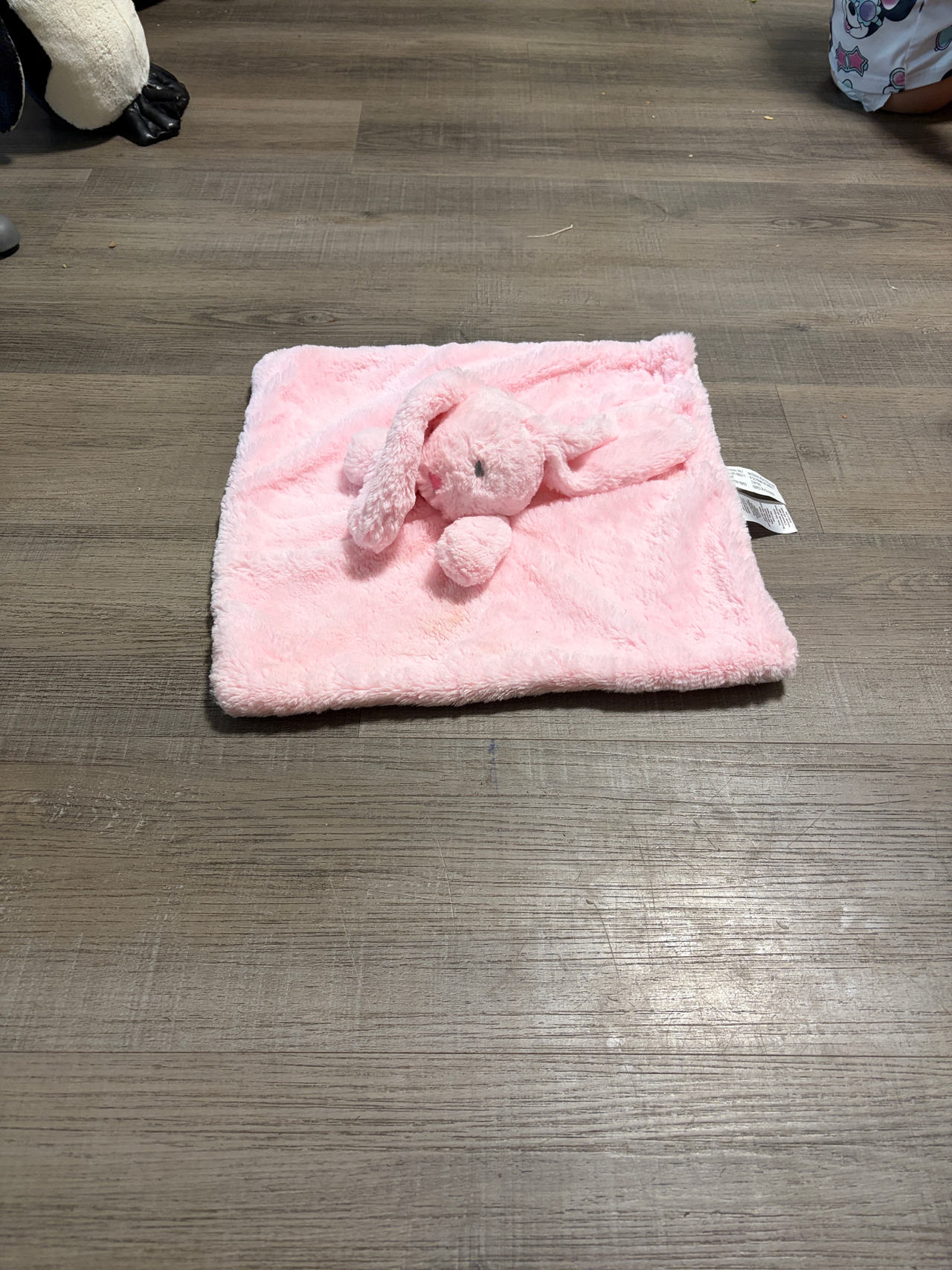Cloud Island Pink Bunny Security Blanket Lovie