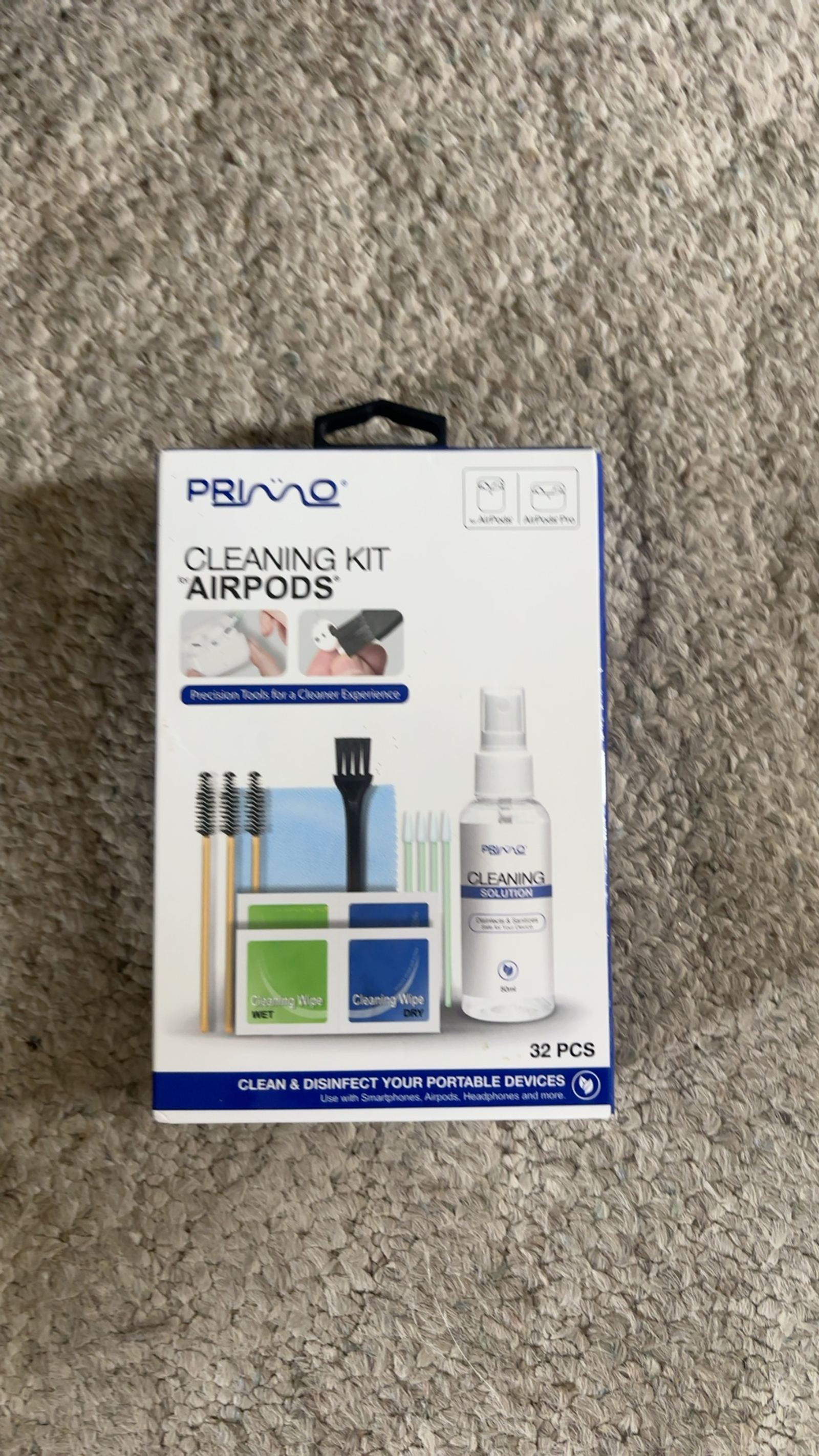 Just Wireless AirPods Cleaning Kit Clear