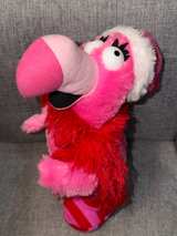 Gemmy Animated Dancing Singing Santa Claus Pink Flamingo RESPECT SONG  - Image 1