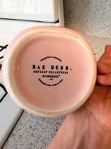 Rae Dunn Nama'stay Ghostly Pink Ceramic Mug - Image 2