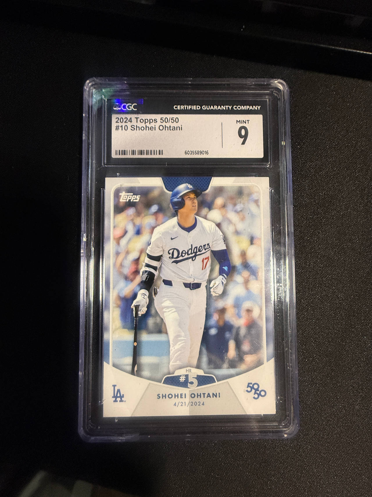 2024 Topps 50/50 Shohei Ohtani #10 CGC 9