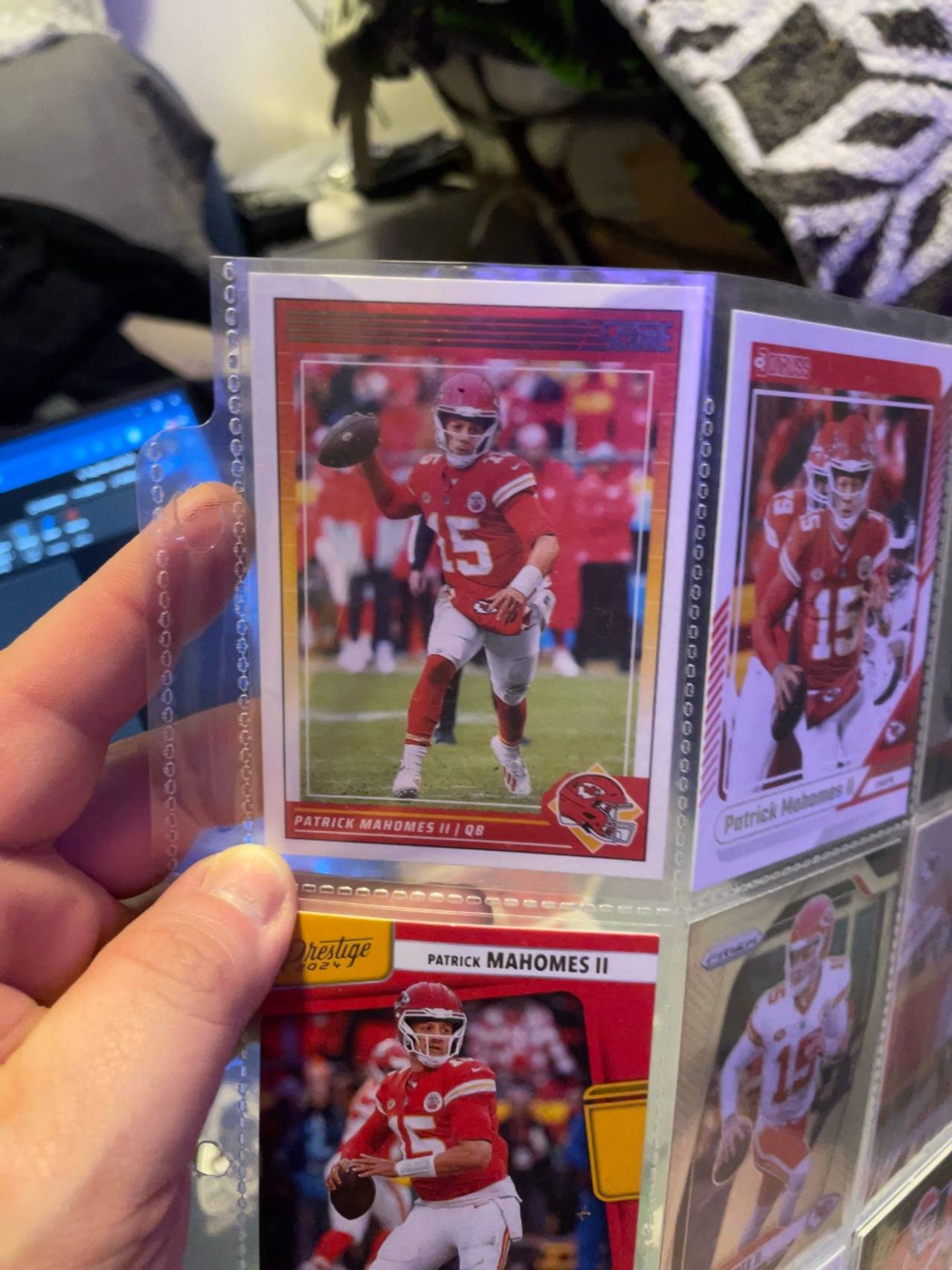 Panini Score Patrick Mahomes Football Card