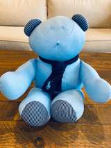 Ralph Lauren Memory Teddy Bear Plush Stuffed Animal Doll Gift Boy Girl Scarf Toy - Image 1