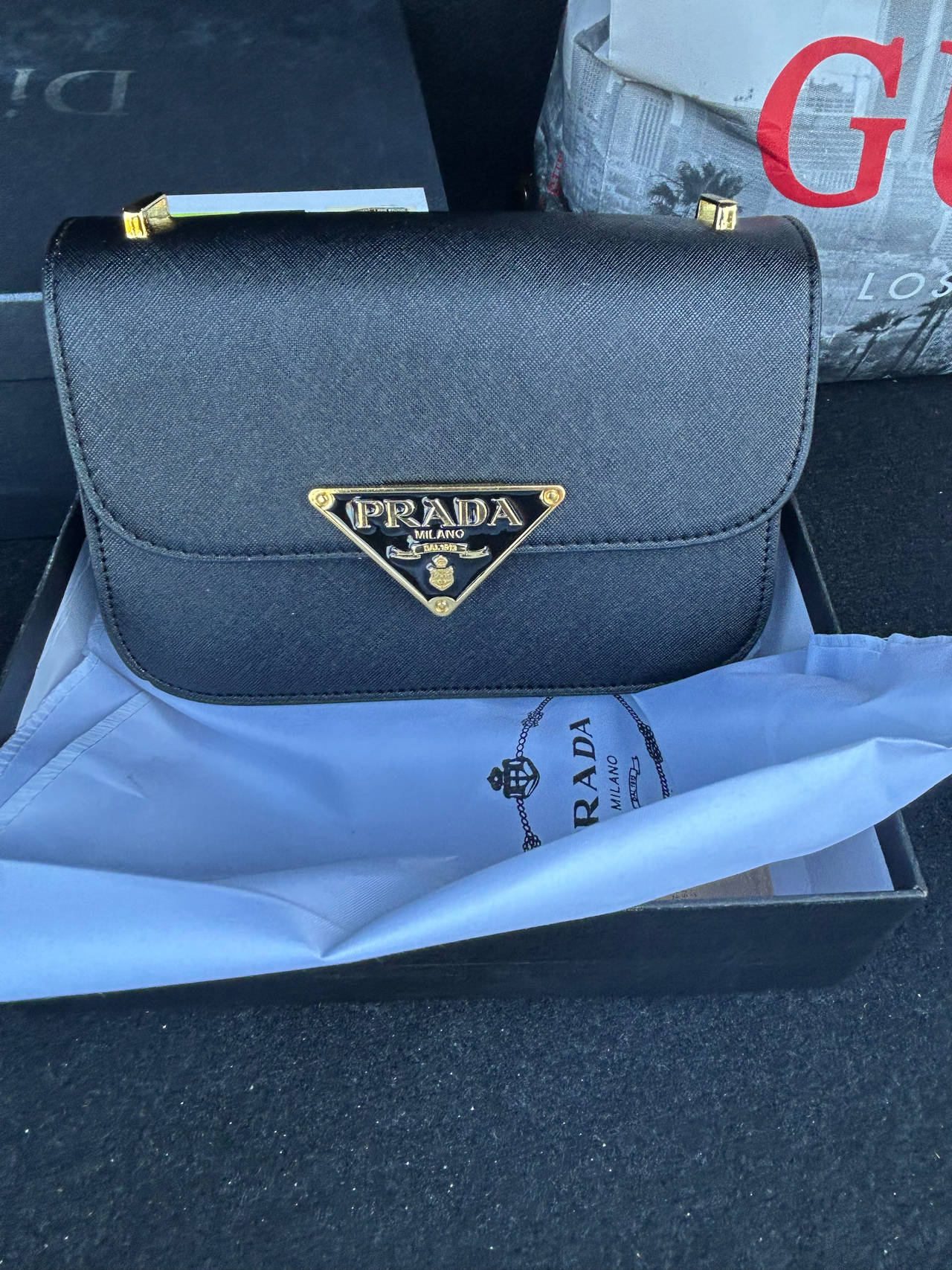 Prada Saffiano Leather Mini Bag
