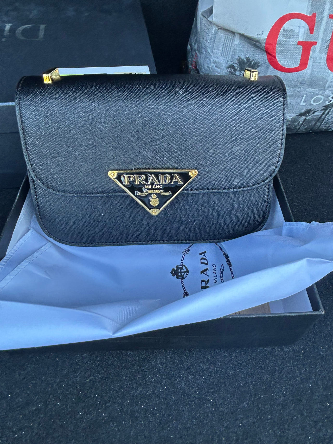 Prada Saffiano Leather Mini Bag