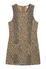 Tinseltown Girls Leopard Print denim Dress sz Medium New with tags - Image 3