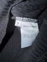 Reformation V Neck Top Black Womens Size Medium - Image 5