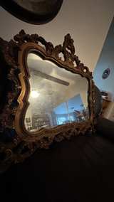 Vintage Ornate Gilt Wall Mirror - Image 4