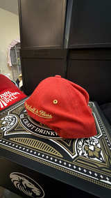Mitchell & Ness Chicago Bulls NBA Red Snapback Hat - Image 2