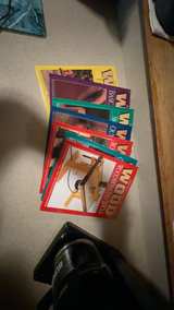 Collection of seven Better Homes and Gardens Wood Magazine hard cover books - Image 1