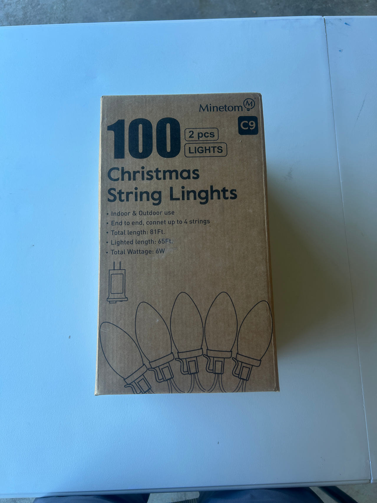 Minetom Christmas String Lights