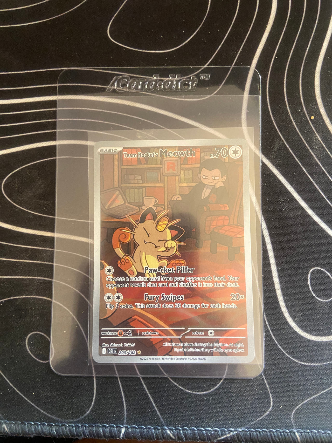 Team Rocket's Meowth Pokémon Card