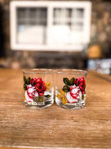 Libbey Vintage Rose Juice Glasses - Image 2