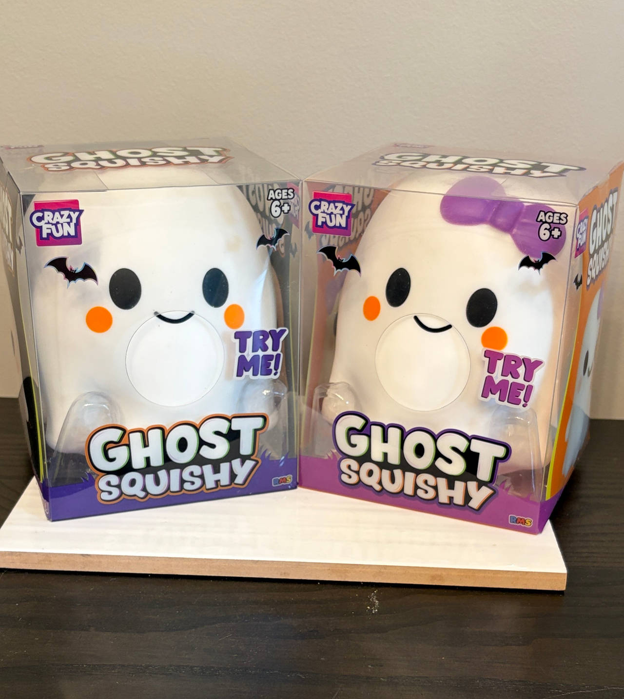 RMS Crazy Fun Ghost Squishy - Boy and Girl Set