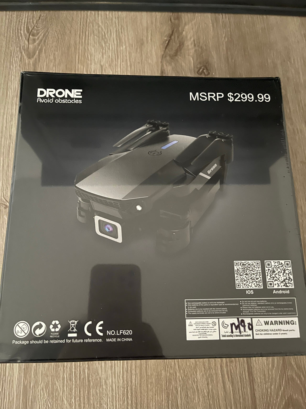 Foldable Drone with Obstacle Avoidance