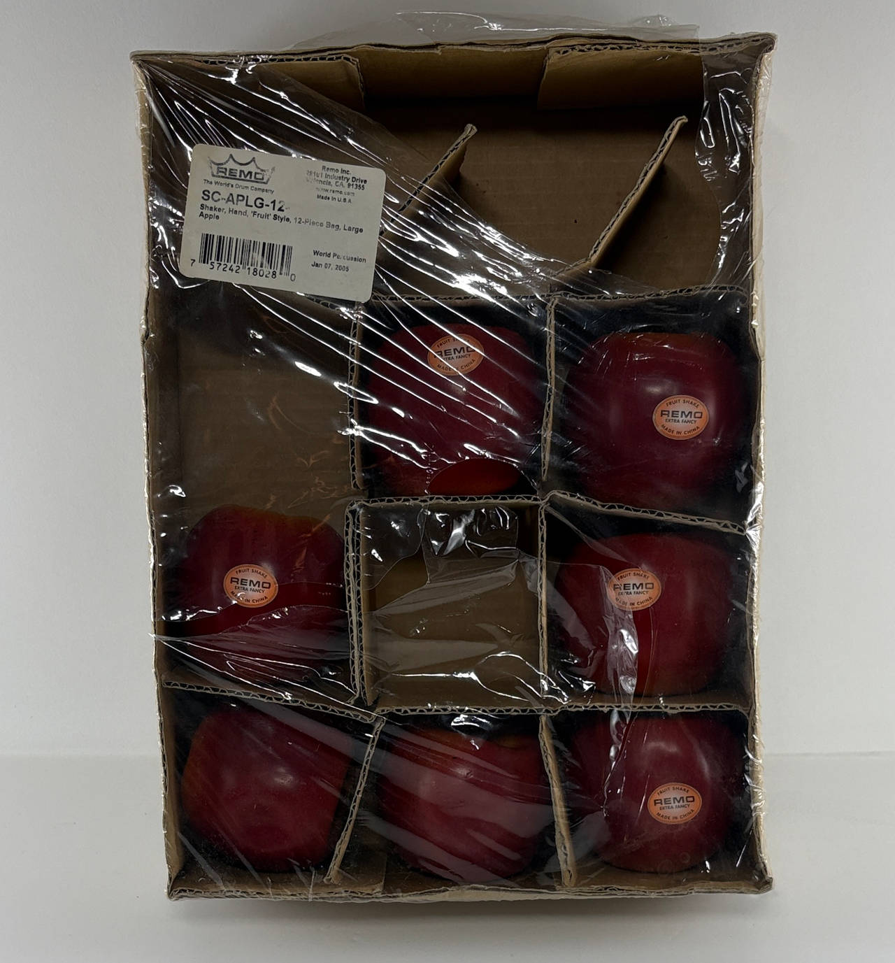 Remo Fruit Shaker Apple Large 12-Piece Box (Partial)