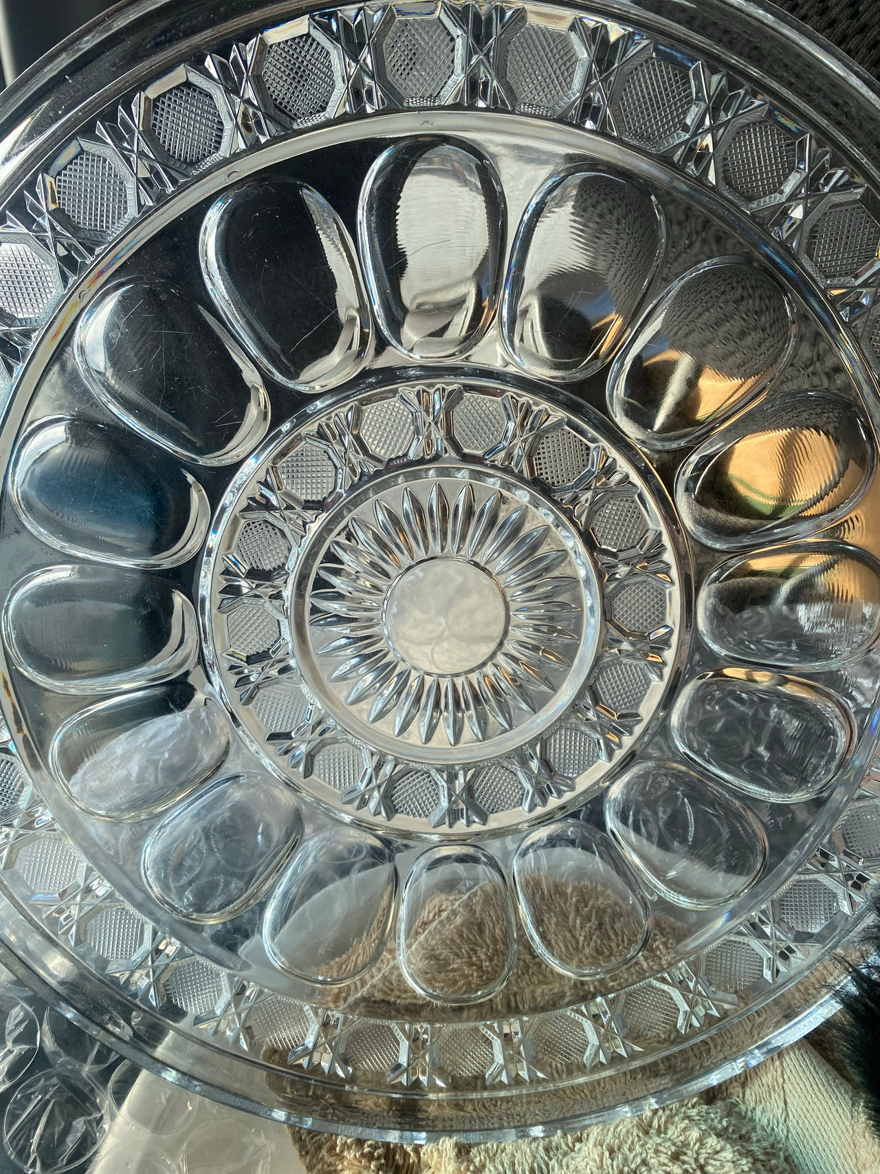 Anchor Hocking Wexford Deviled Egg Plate