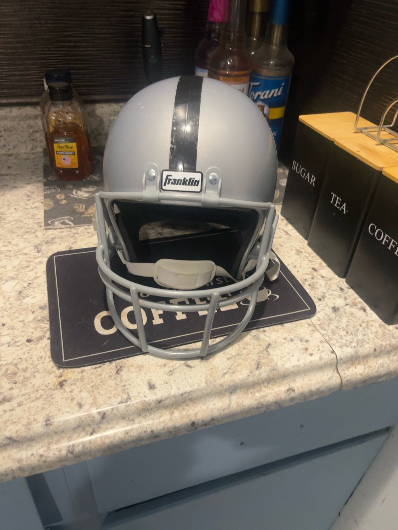Oakland Raiders Youth Franklin Replica Helmet