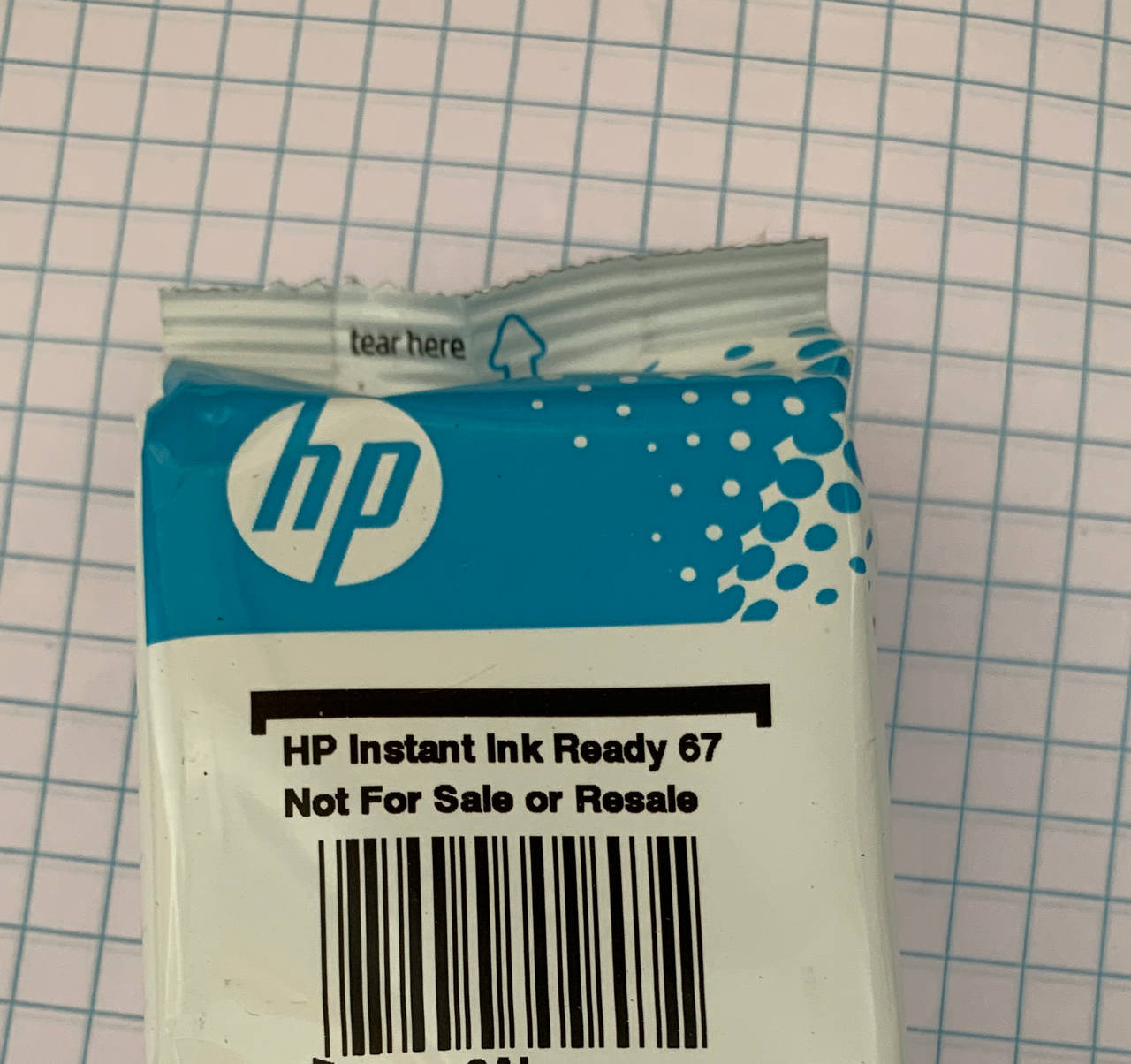 HP 67 Instant Ink Ready Cartridge