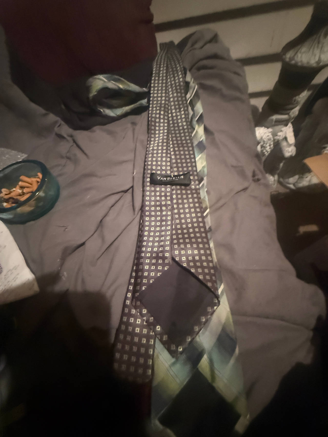 Van Heusen Men's Geometric Pattern Tie