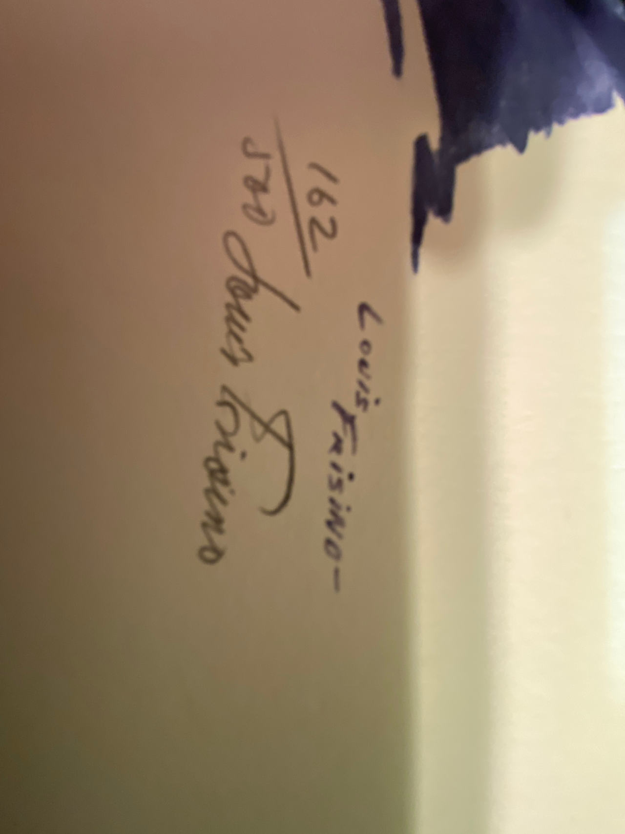 Louis Frisino Signed Art Print