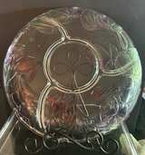 Crystal Clear Studio; Casandra Sectional Tray/Hand Painted #323813 14" diameter - Image 2