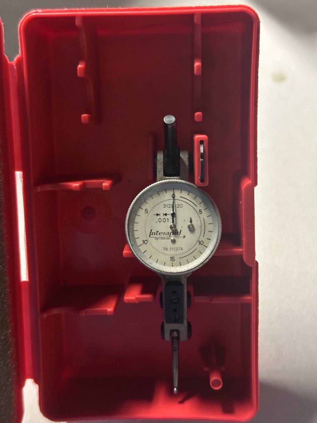 Interapid 312B-20 Horizontal Dial Test Indicator