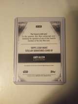 2020 Topps Star Wars Masterwork Amy Allen Aayla Secura Autograph Card - Image 1