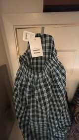 Damson Madder Blue Plaid Seersucker Dress - Image 3