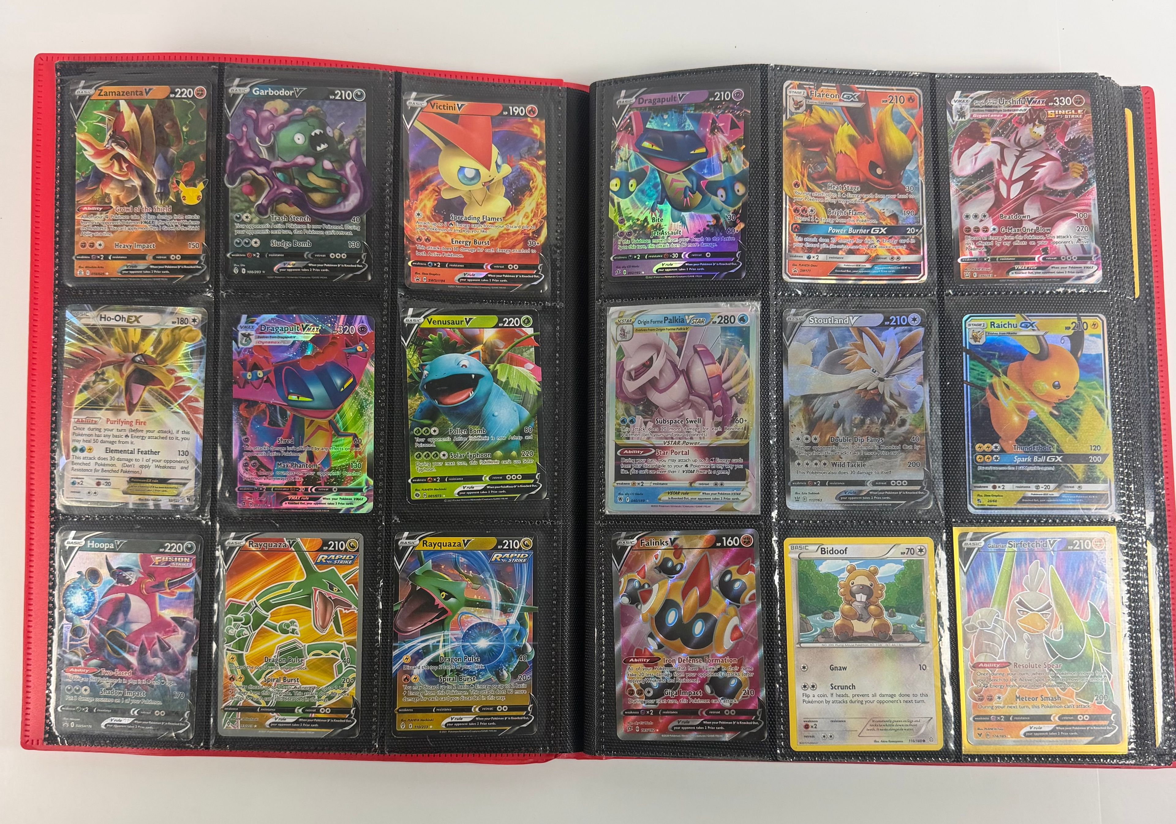 Pokemon 166 Card Collection Binder Pikachu Charizard Mewtwo - Image 3