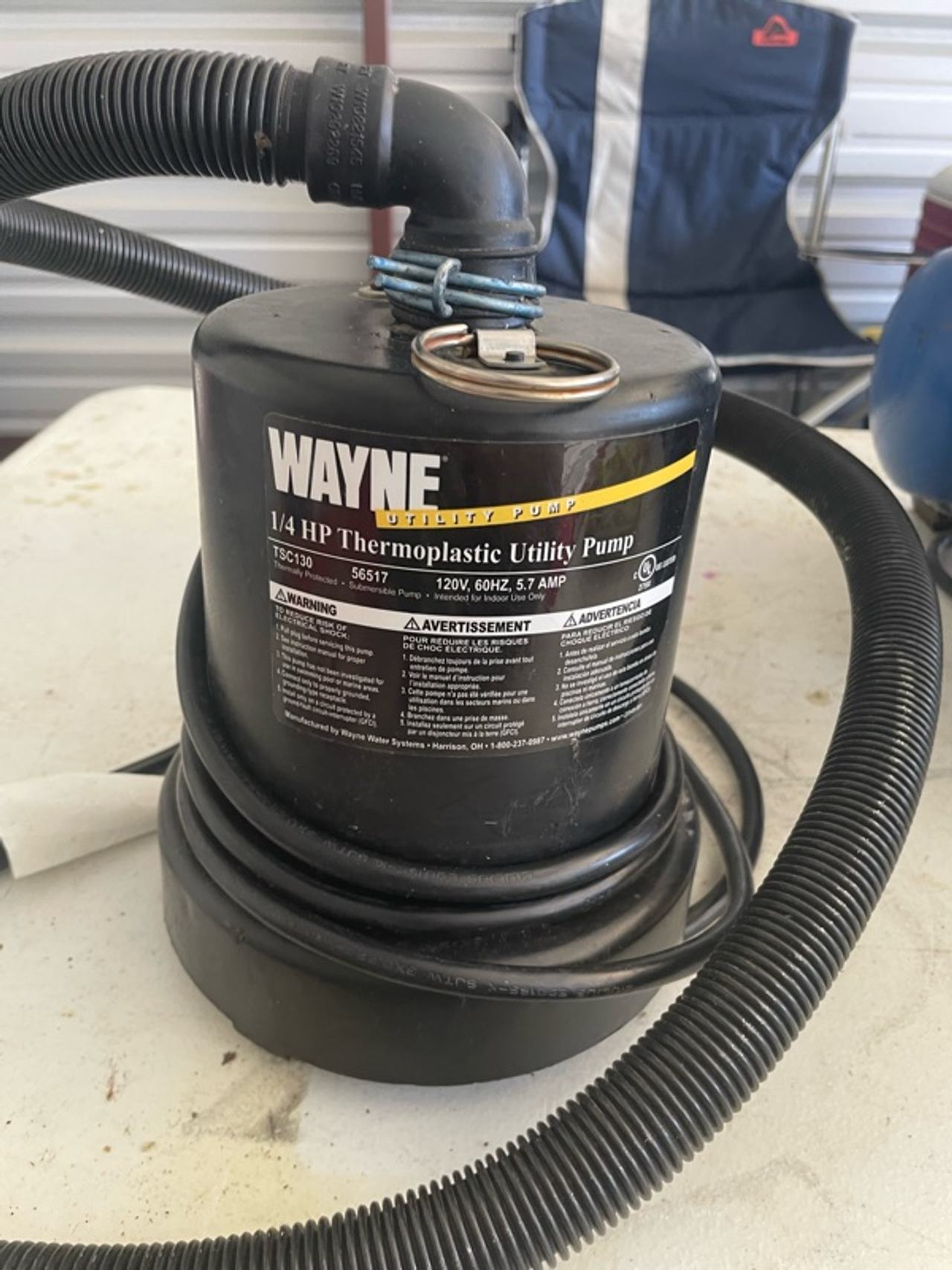 Wayne TSC130 Utility Pump Black