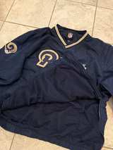 NFL St. Louis Rams V-Neck Pullover Windbreaker Jacket - Image 4