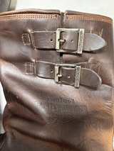 Harley-Davidson Men’s Brown Leather Engineer Motorcycle Boots Double Buckle 10’ - Image 6