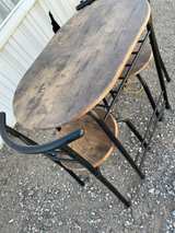 3-Piece Metal & Wood Breakfast Nook outdoor Set - Image 7