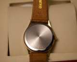 Vintage Wittnauer Pegasus Women’s Watch – Gold Dial & Leather Band - Image 5