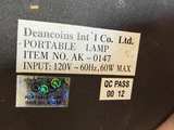 Deancoins Int'l Co. Ltd. Portable Lamp AK-0147 - Image 5