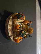 Candle Capper S'Topper. Fall Harvest Pumpkin Cart jar topper - Image 4