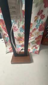 Threshold Industrial Rectangular Table Lamp Black/Wood - Image 3